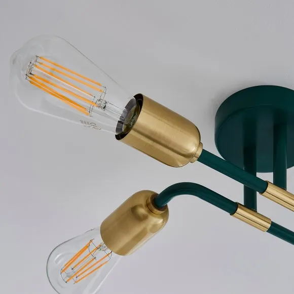 Kacy 4 Light Flush Ceiling Light 3