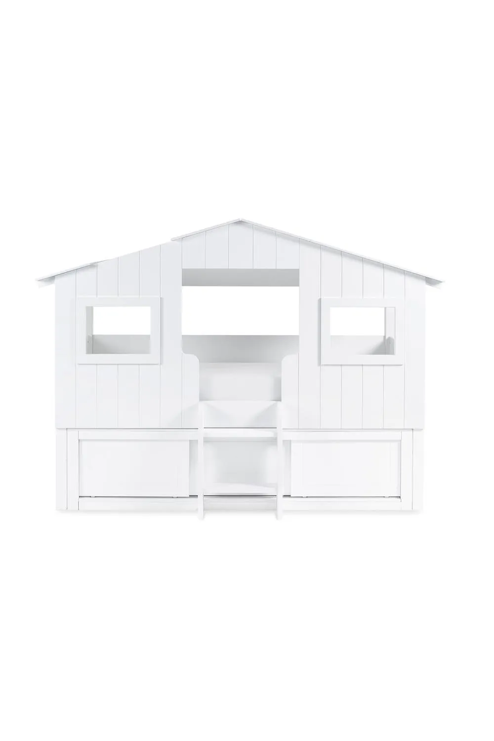 Julian Bowen Acorn Single White Treehouse Midsleeper Bed with Storage 5