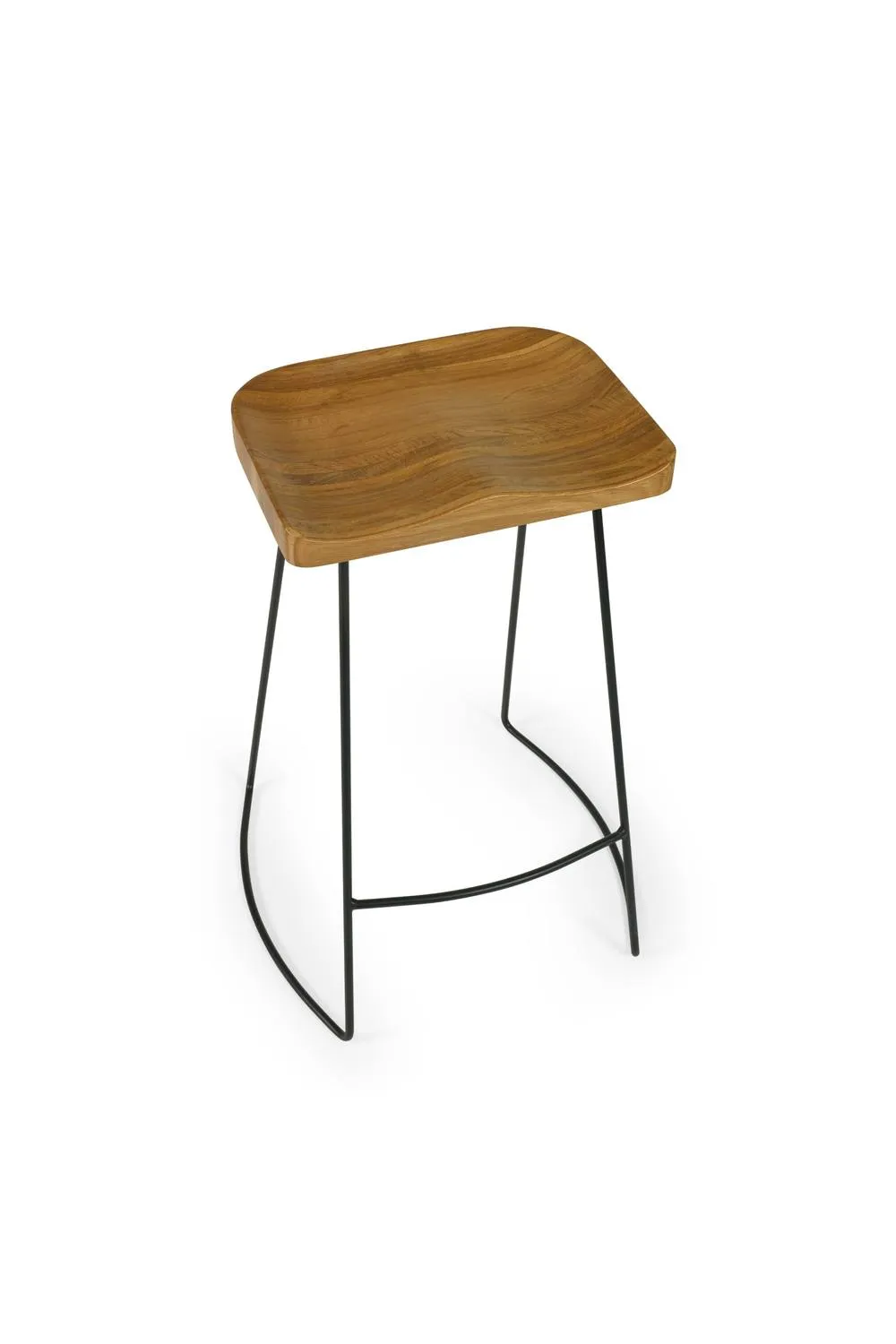 Julian Bowen Travis Bar Stool (Set of 2) in Light Oak 4