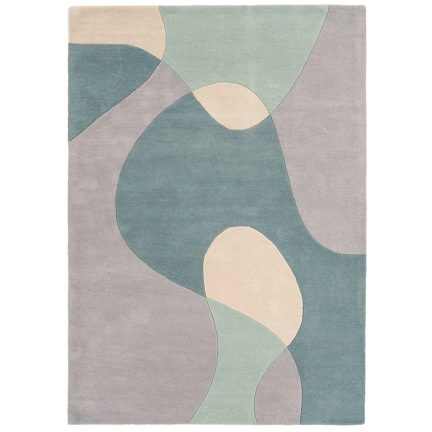 Luella Hand Tufted Rug, Sky