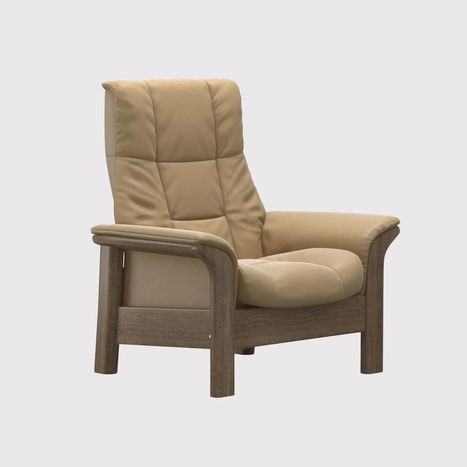 Stressless Windsor Armchair, Neutral Leather | Barker & Stonehouse 1