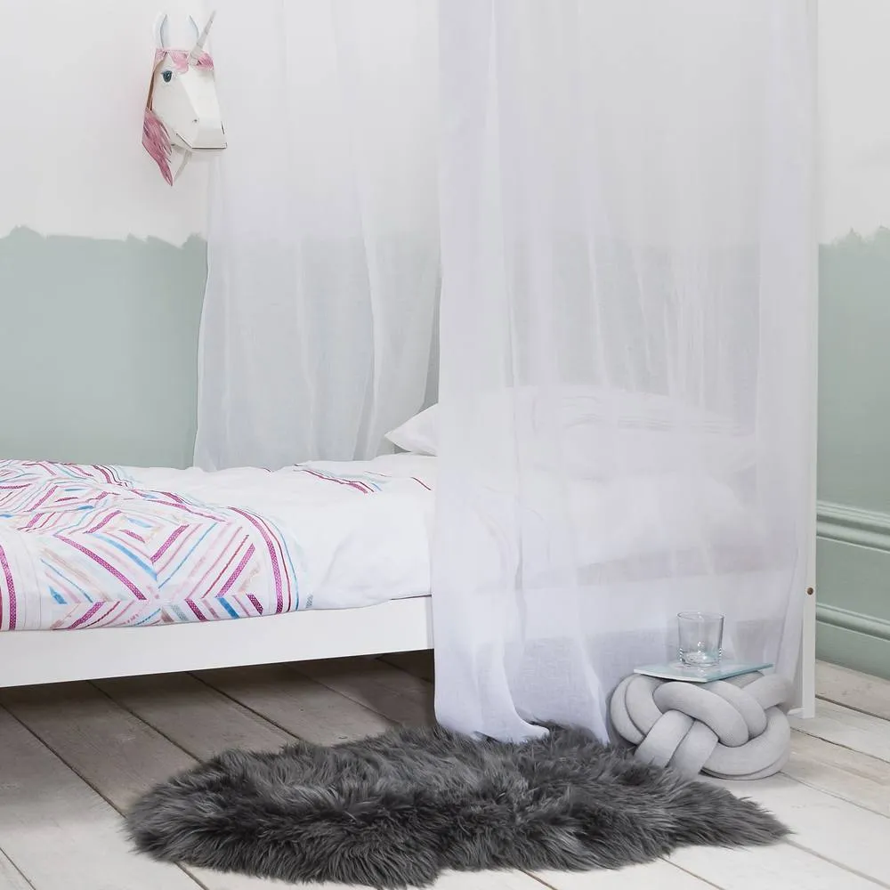 Nöa and Nani Jansen Scandinavian Single Bed Frame in White 6