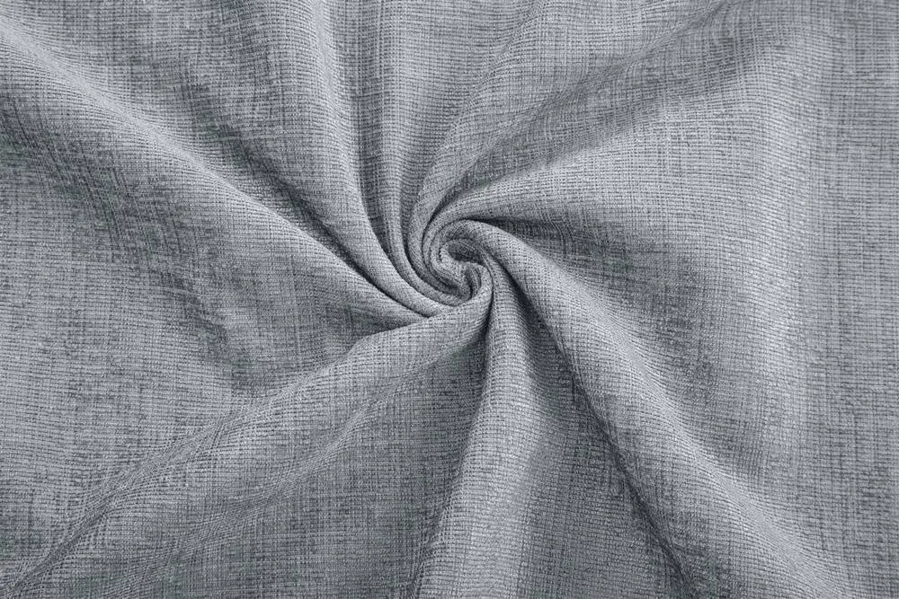 Sundour Amberley Chenille Eyelet Door Curtain in Grey 4