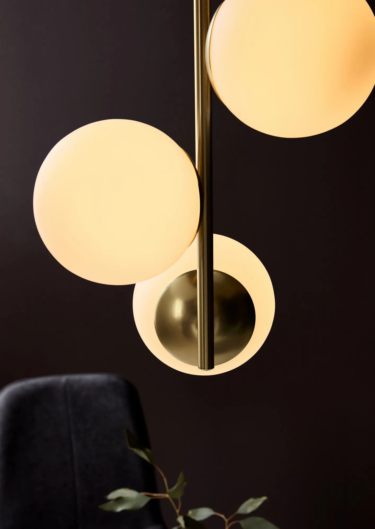 Nordlux Lilly Pendant Light Brass Metal Dining Room E14 Mains in Gold 5