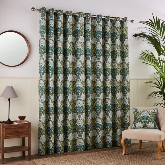 Loretta Floral Eyelet Curtains 4