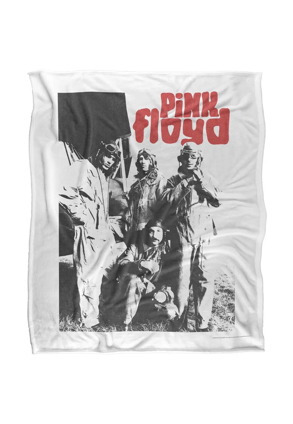 Pink Floyd Point Me At The Sky Silky Touch Super Soft Throw Blanket 152 X 127 cm in White