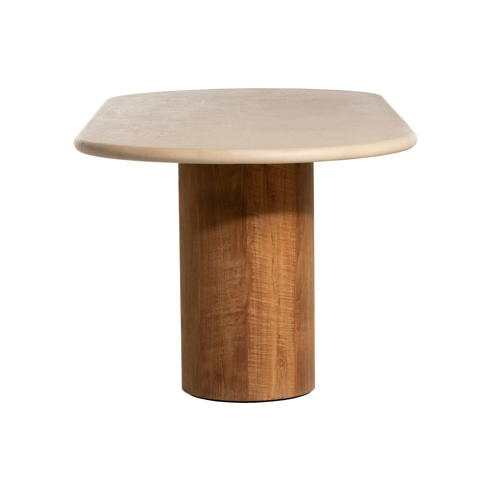 Panama Dining Table 220X100X77Cm, Round, Brown Stone Effect | Barker & Stonehouse 3