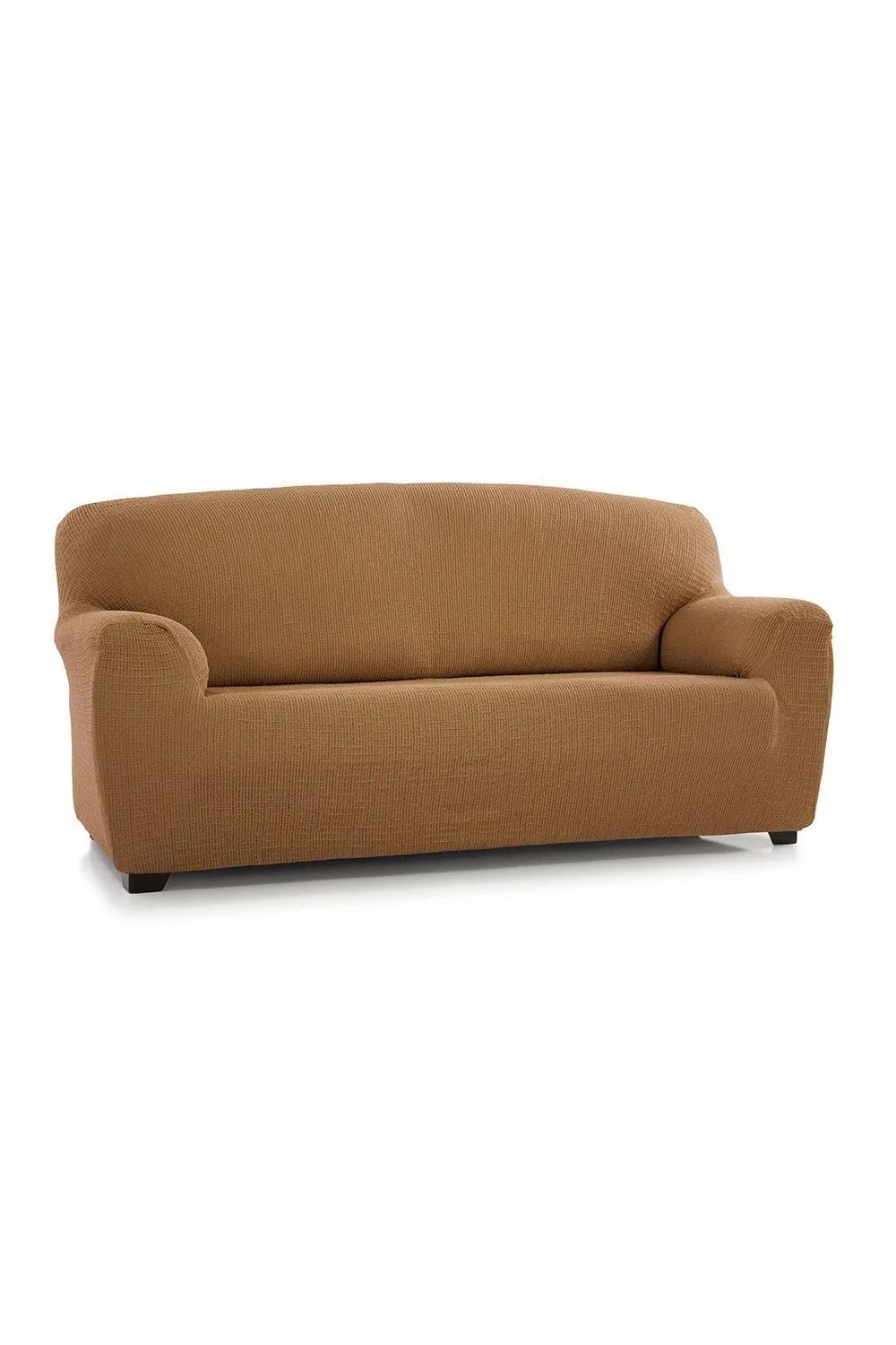 Homescapes Luxury 'Clare' Two Seater Armchair Cover Slipcover Protector in Mustard