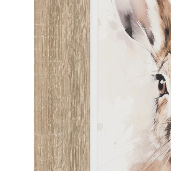 Cedar and Sage Set of 2 Rabbit Family Framed Canvases 4