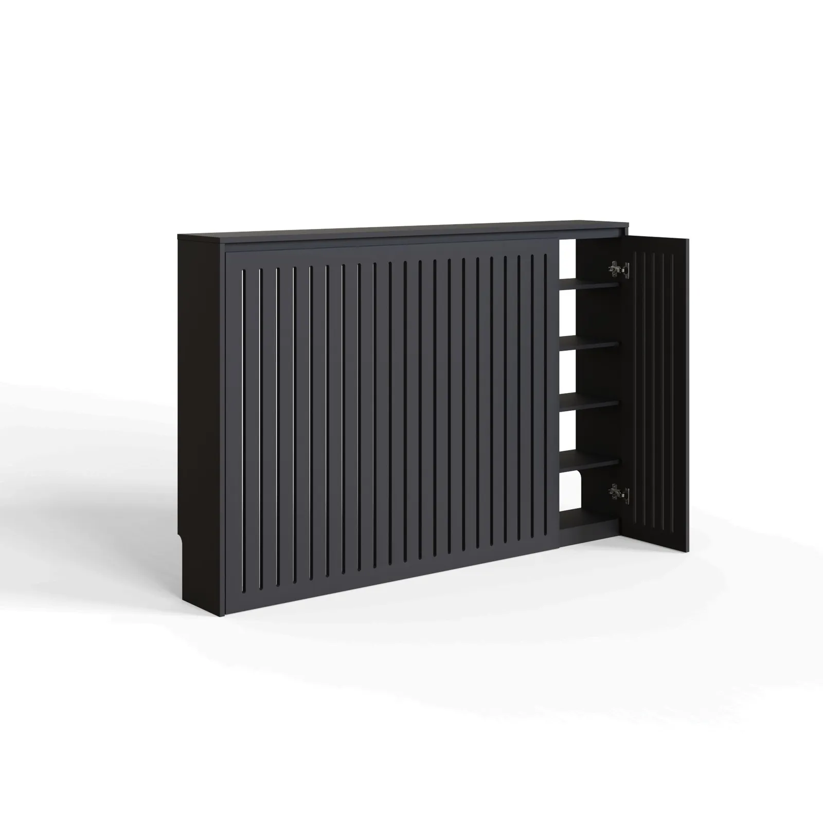 GFW Cooper Storage Radiator Cover in Black 3
