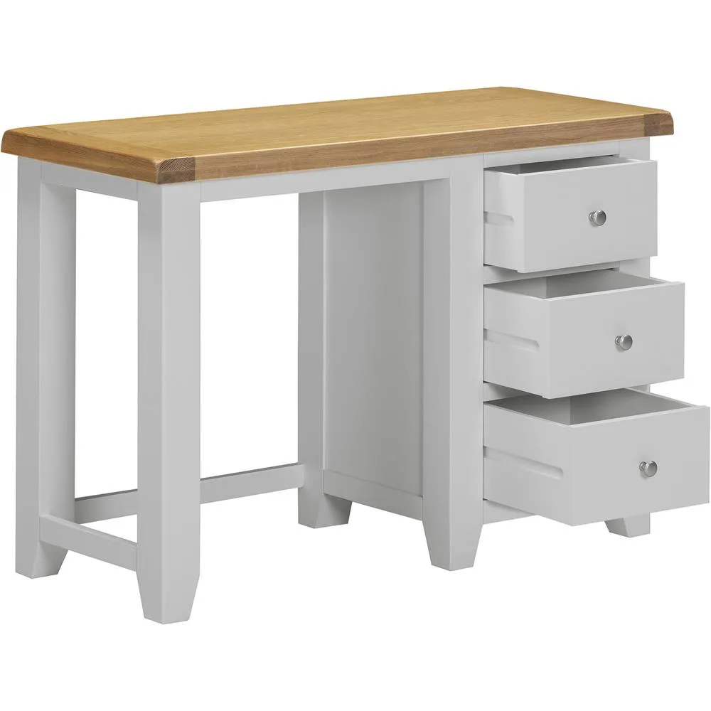 Seconique Windsor 3 Drawer Dressing Table Set - Pebble Grey 4