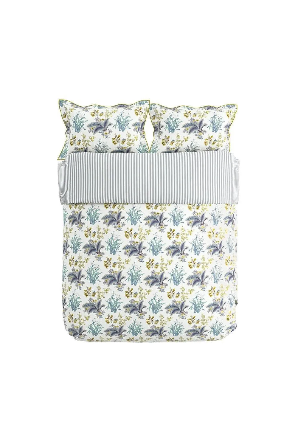 Sanderson 'Enys Garden' Cotton Sateen Duvet Cover Set in Indigo 4