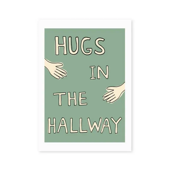 East End Prints Hugs in the Hallway Print 2