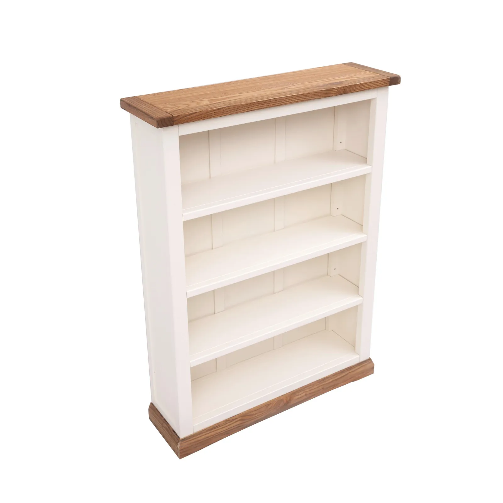Cabinet Bits Bookcase with plinth 120x90x25cm in Off-White 3