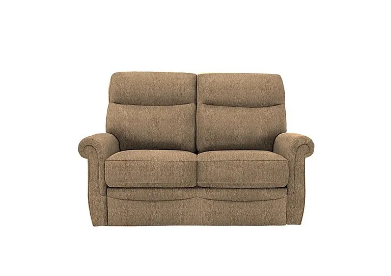 Avon Small 2 Seater Fabric Sofa - Boucle Cocoa