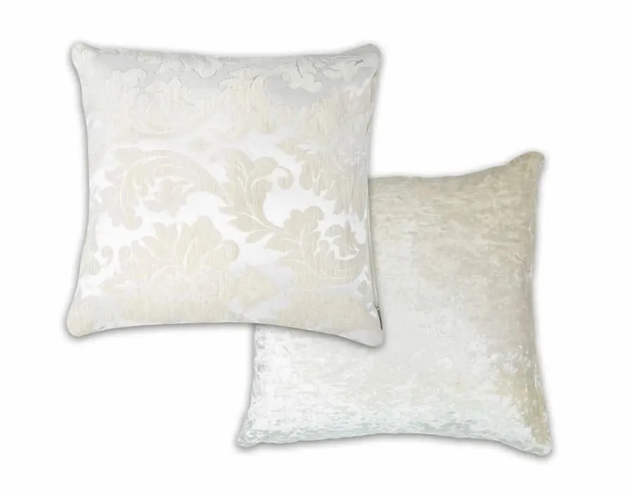 New Edge Blinds Baroque Cushion Cover in Cream