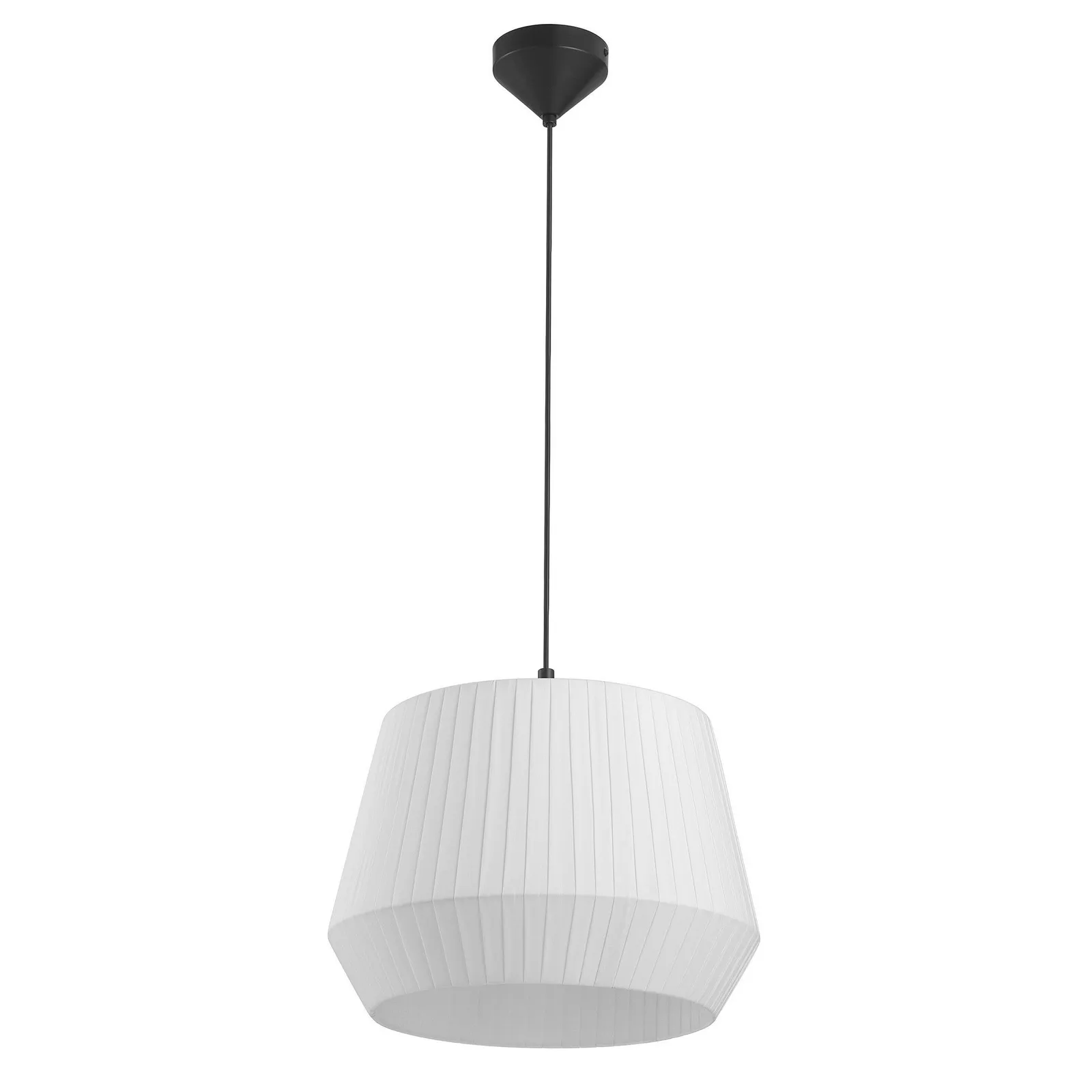 Nordlux Dicte Pendant Light White Textile Dining Room E27 Mains 40cm 4