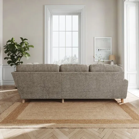 Martha Chunky Chenille Full Corner Sofa 3