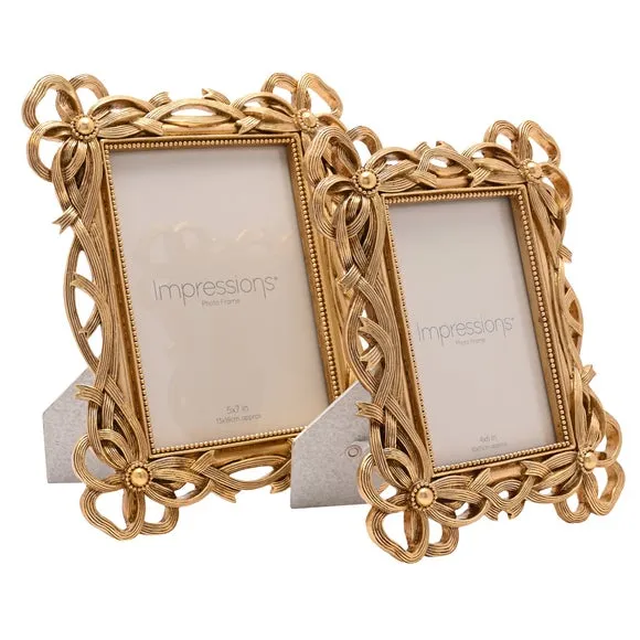 Impressions Bowknot Resin Photo Frame 4