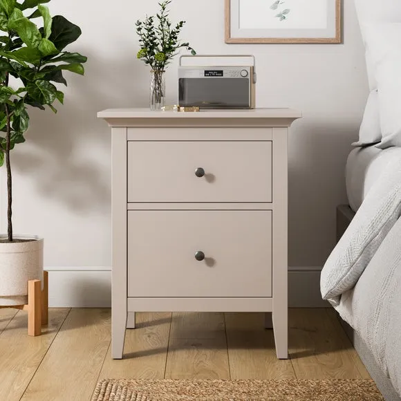 Lynton 2 Drawer Bedside Table 1
