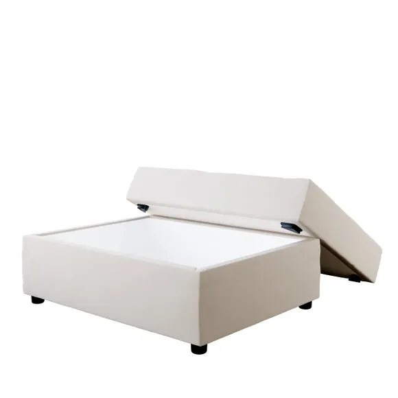 Rectangle Opulent Velvet Storage Footstool 2