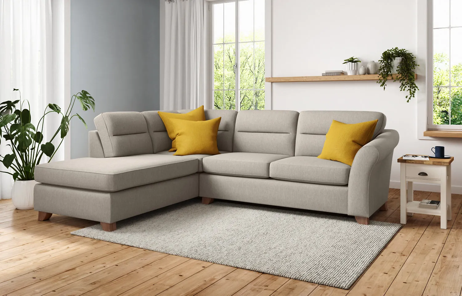 M&S Abbey Highback Corner Chaise (Left-Hand)