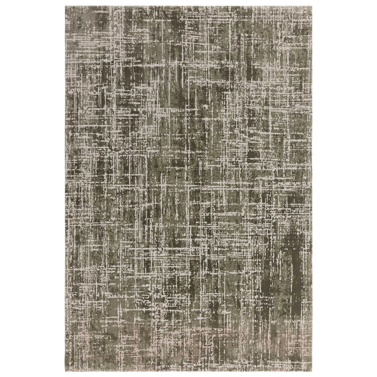 Lagos 120X170Cm Rug Abst Green, Square Polypropylene | W120cm | Barker & Stonehouse