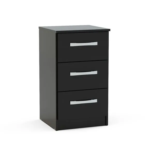 Lynx 3 Drawer Bedside Table 2