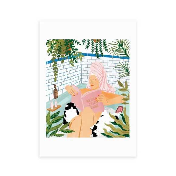 East End Prints How To Have a Spa Day at Home Print
