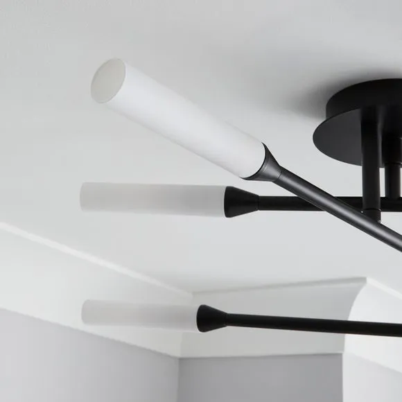 Elements Fontain 6 Light Semi Flush Ceiling Light 3