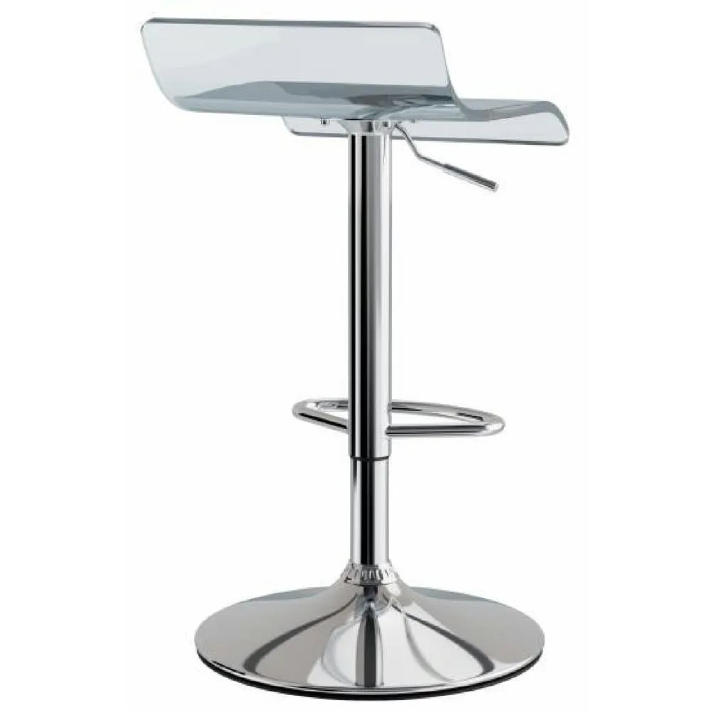 netfurniture CT3 Otto Garrison Acrylic Transparent Bar Stool in Clear 5