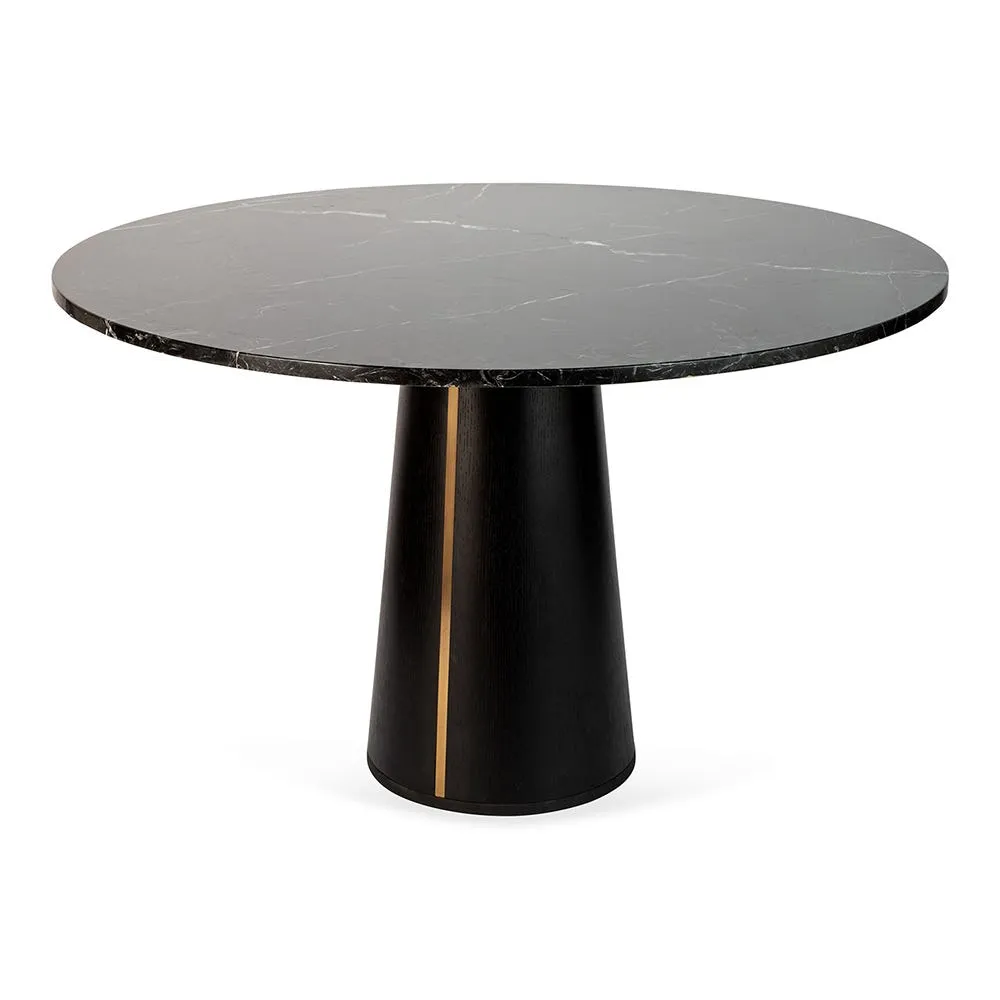Heal's Totem Dining Table Black Marble Top 3