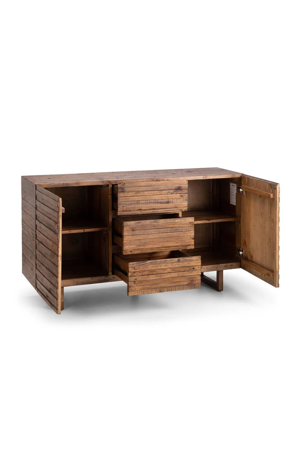 Julian Bowen Woburn 2 Door 3 Drawer Sideboard in Brown 3
