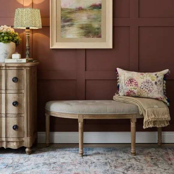 Voyage Maison Annette Linen Footstool 5
