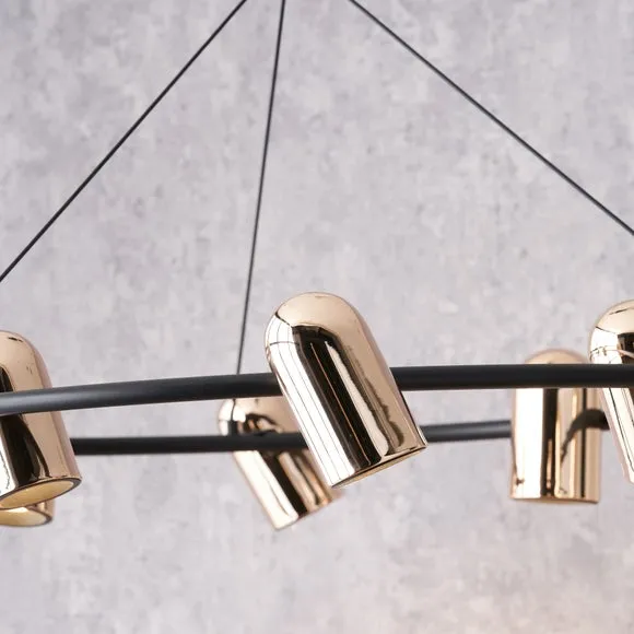 Pacific Lifestyle Xena 8 Light Adjustable LED Pendant Light 2