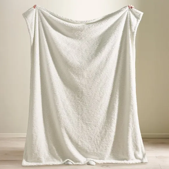 Textured Wave Fur Throw Blanket 150cm x 200cm 2