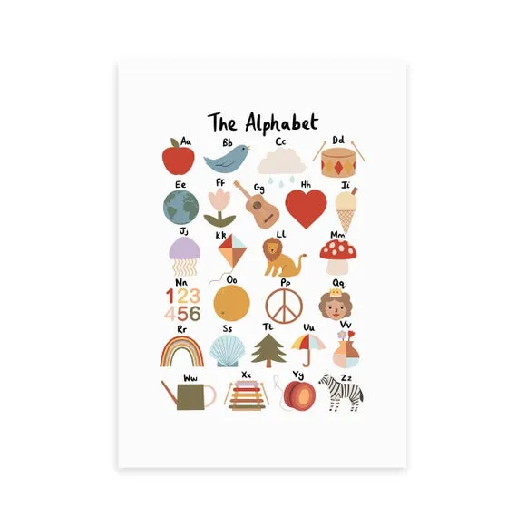 East End Prints Alphabet Print 2