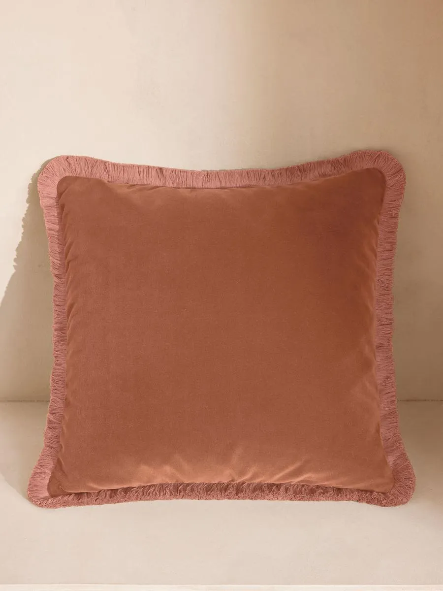 Margeaux Square Cushion, Antique Rose