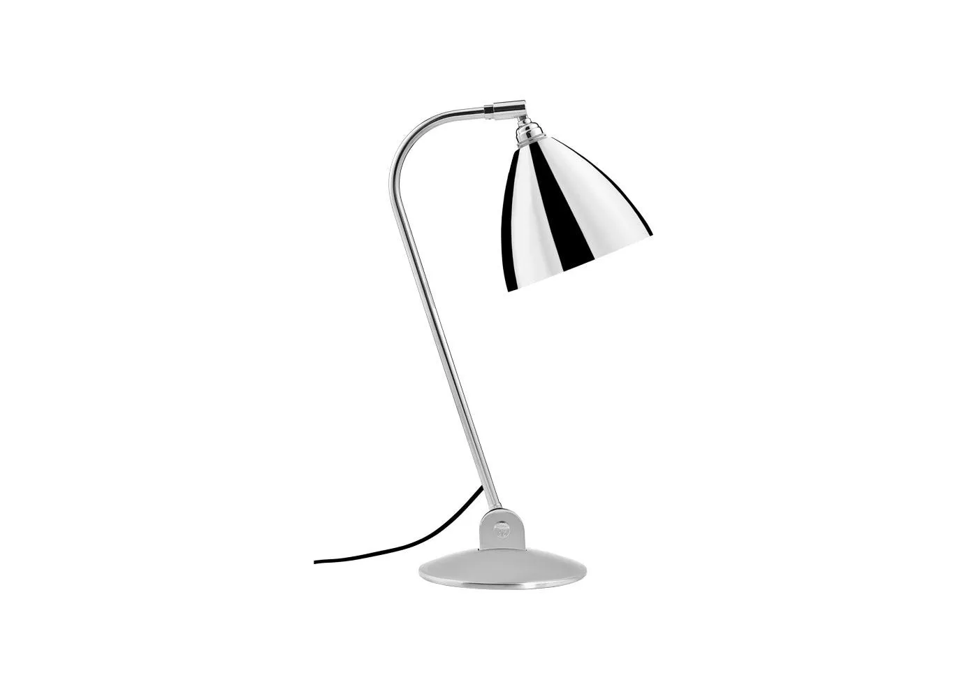 Gubi Bestlite BL2 Table Lamp Chrome Base Chrome Shade