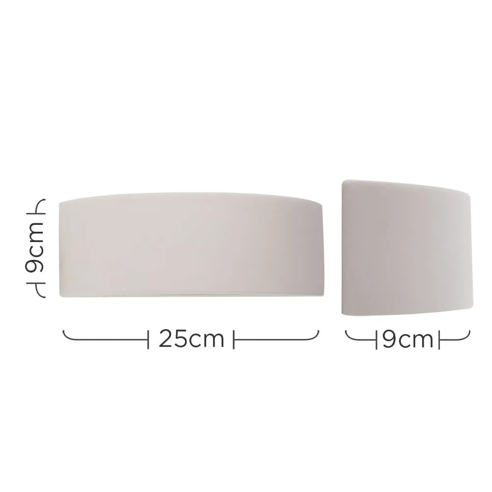 ValueLights Paint Me White Indoor Wall Light 6