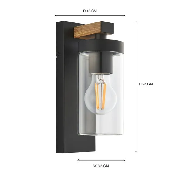 Fulton Industrial Indoor Outdoor Wall Light 5