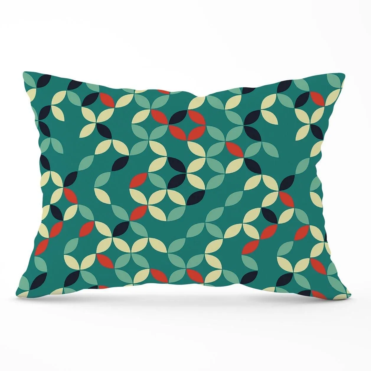 Warren Reed - Designer Geometric Pattern Design Cushions in Green