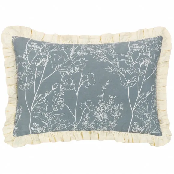 Mae Ruffle Rectangular Cushion 3