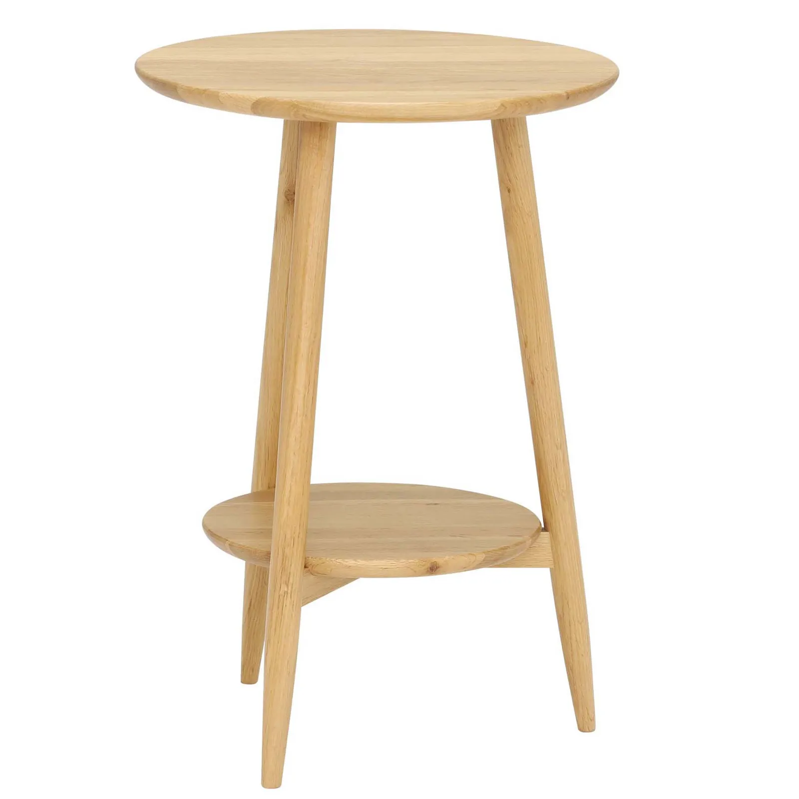 Ercol Teramo Round Side Table, Pale Oak
