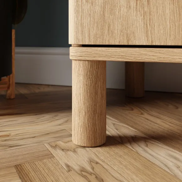 Hatton Extra Wide TV Unit For TVs Up To 75", Oak Effect 5