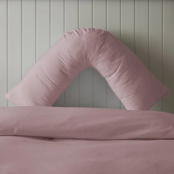 Soft & Cosy Luxury 100% Brushed Cotton V-Shape Pillowcase