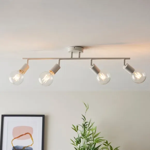 Elements Koppla 4 Light Semi Flush Spotlight Bar 1