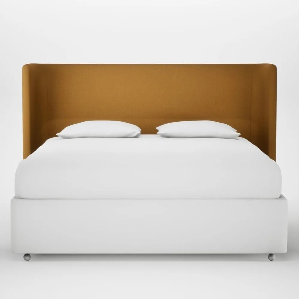 Heal's Monroe Headboard Super King Smart Cotton Linen Sahara 2
