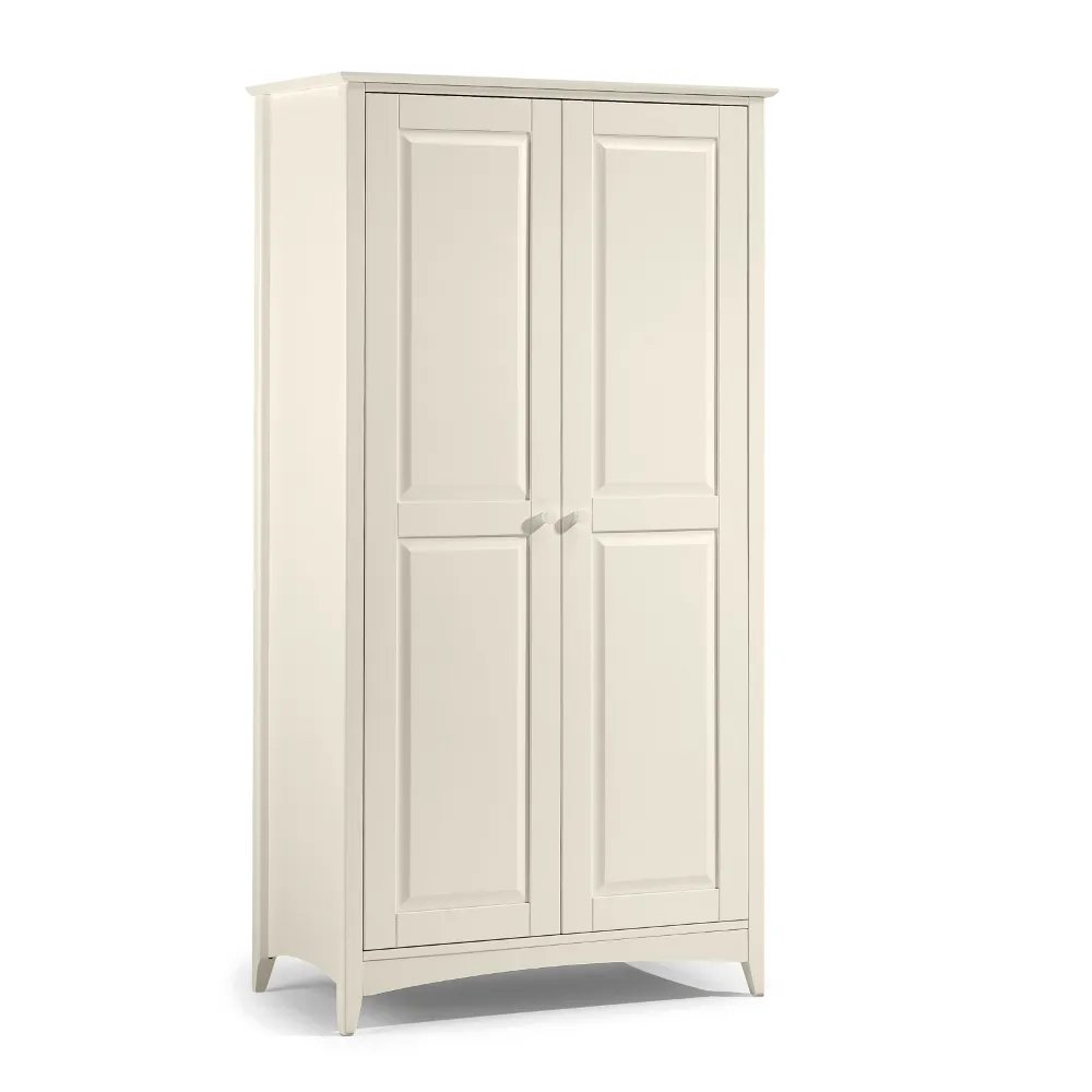 Cameo Stone White 2 Door Wardrobe