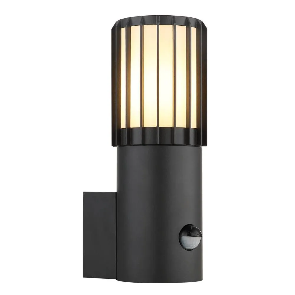 Netlighting Mervin Outdoor Modern Wall Lamp Matt Anthracite 1x E27 in Grey